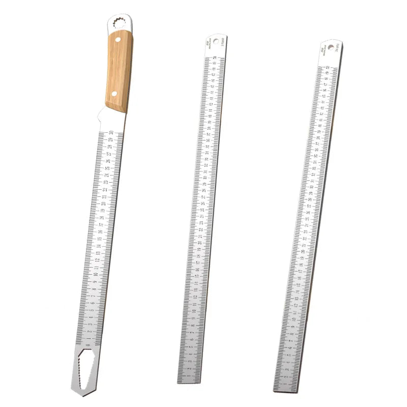 Portable Stainless Steel Metal Straight Ruler Precision Double Sided Precision Measuring Tool Scale Metric Ruler Accessories