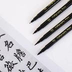 4pc/Beautiful Brush Calligraphy Practice Pen Type Soft Pen Copy Invitation Card Signature