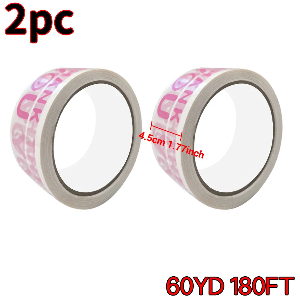 Colorful Smiley Face Thanks Printing Decorative Packaging Tape Express Sealing Gift Packaging Shipping and Packaging