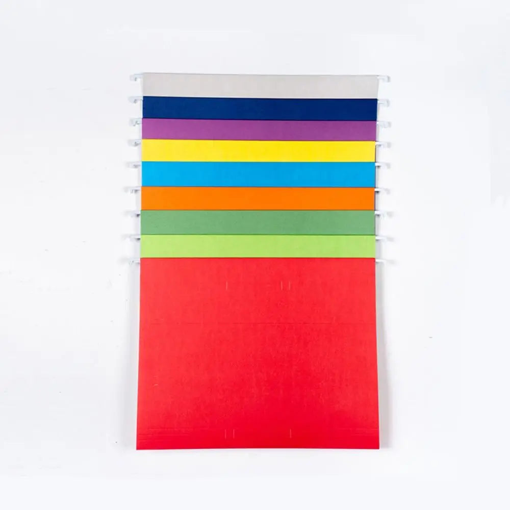 10PCS A4 Hanging File Folder Paper Letter Size Hanging Document Clip Large Capacity Portable Hanging File Organizer Classroom