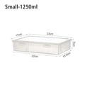 Portable A4 A5 File Organizer Multifunctional Transparent Document Storage Container Dustproof File Box Home Office Supplies
