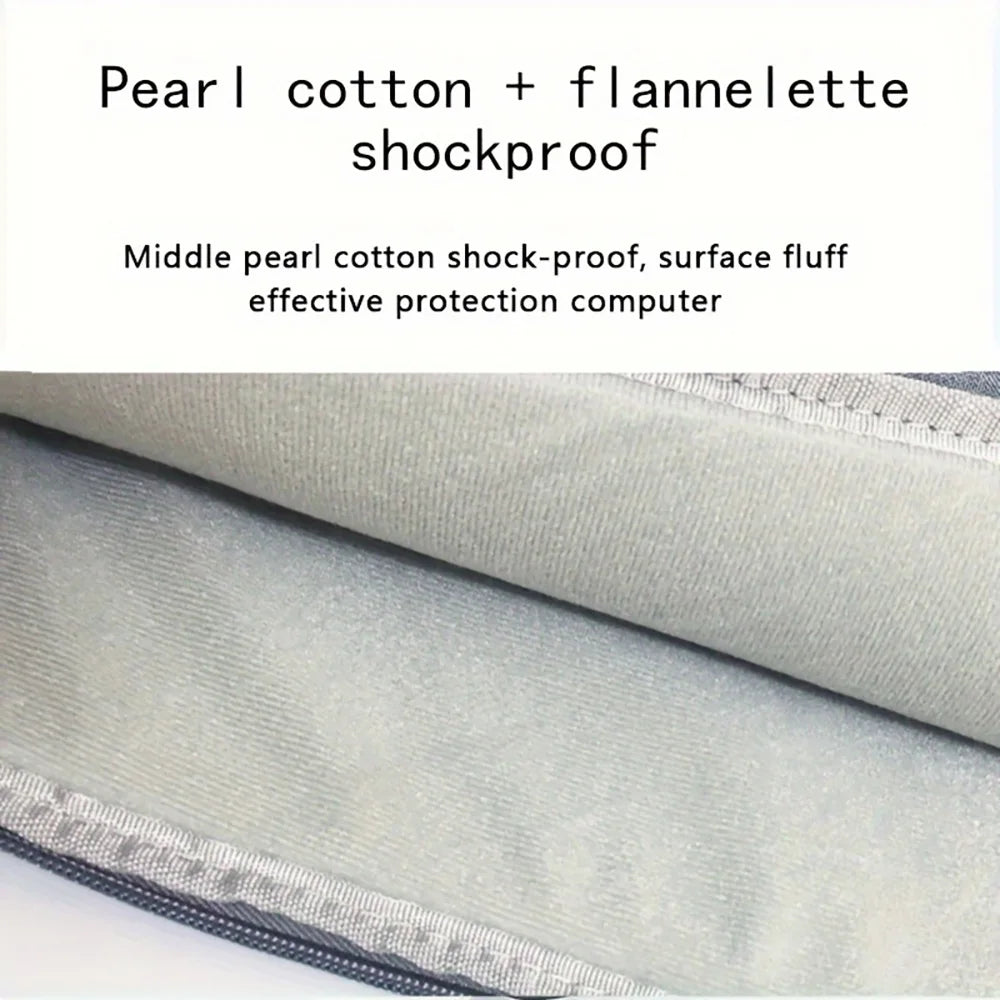 Laptop Sleeve Handbag Case For MacBook Air 13.6 15.3 M5 M4 Pro 14 13" HP Dell Lenovo 11" 14" 15.6" Notebook Bag Zipper Carrying
