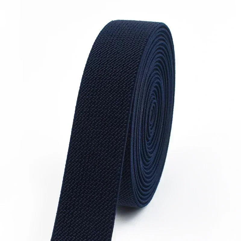 3/5M Meetee 20-50mm Elastic Bands for Trouser Waist Rubber Band Stretch Webbing Tape Belt DIY Underwear Clothes Sewing Accessory