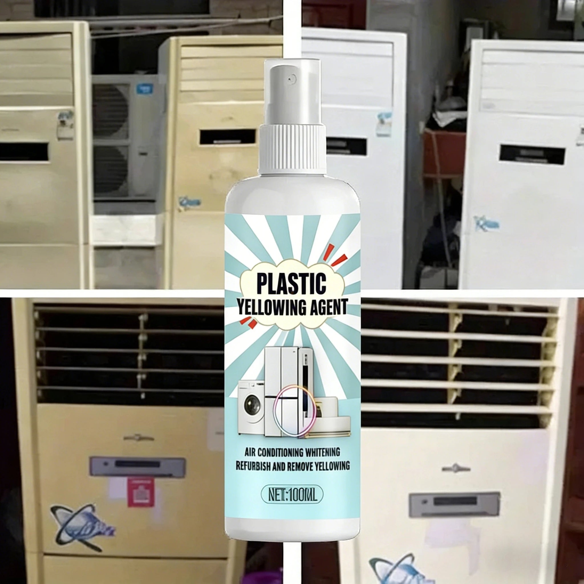 Plastic Remove Yellowing Cleaning Agent Air Conditioning Washing Machine Renovation Anti Oxidation Appliances Remove Yellow