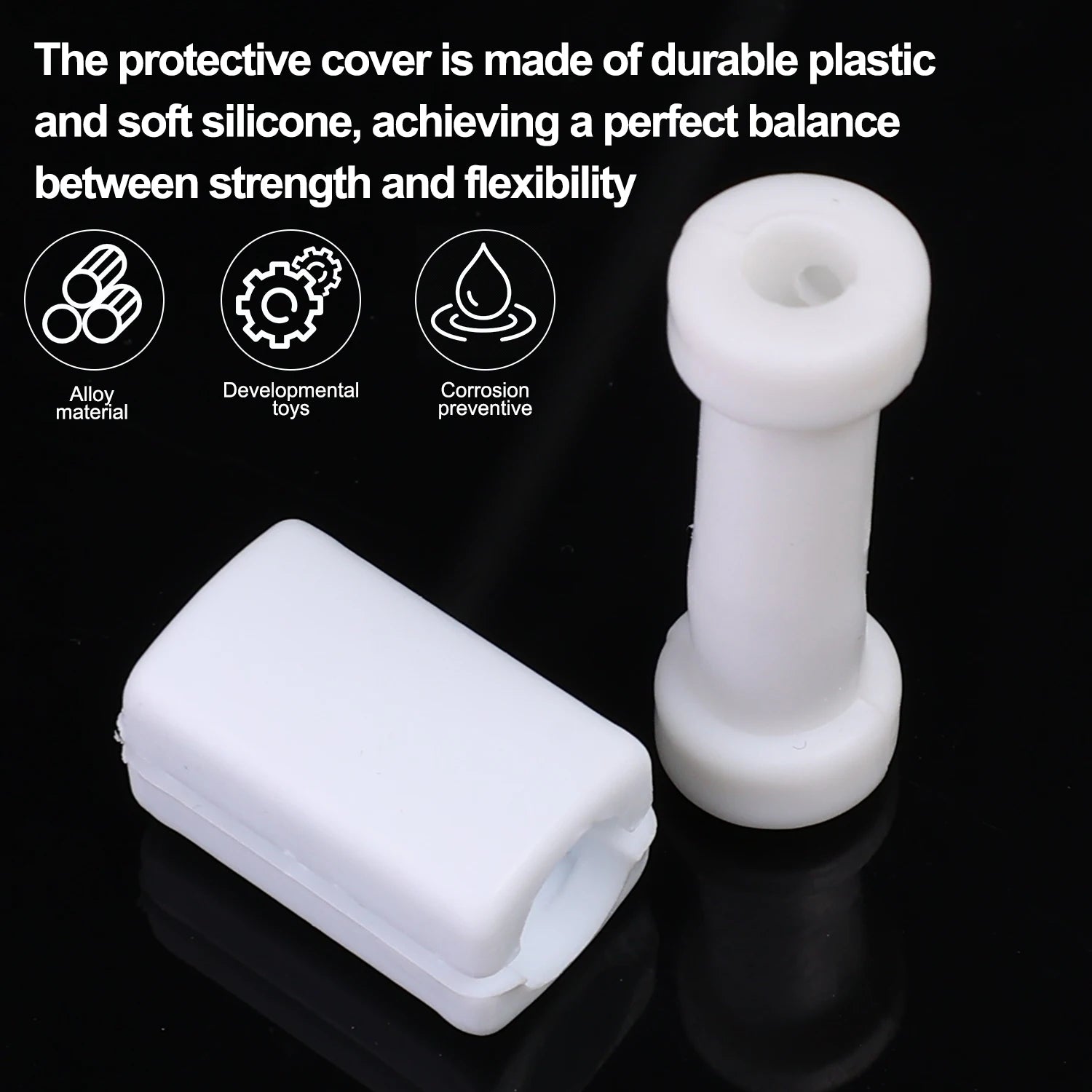 6pcs Data Cable Protectors, Charger Safety Clips, Anti-Bend And Bite-Resistant Charging Cable Covers