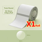 NiiMBOT B21 B1 Round Sticker Labels Sticker Self-adhesive Waterproof Thermal Label Paper For Niimbot Mini Portable Label Maker