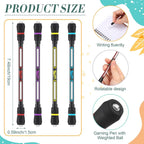 4/1Pcs Spinning Pen Rolling Finger Rotating Pen Gaming Trick Pen Stress Releasing Brain Training Toys for Kids Adults Students
