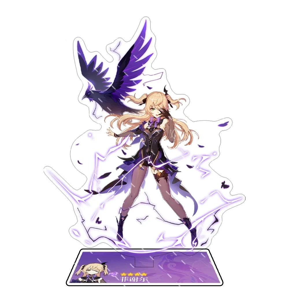 Odette Lohen Flins Durin Mavuika Columbina Xiao Arlecchino Acrylic Anime Model Furina Collect Desktop Decoration Keychains Gift