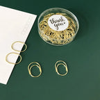 60pcs Creative 25mm Paper Clips Cute Paper Clip Mini Metal Paper Clip - Perfect For Planners & Office Supplies
