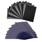 50pcs A4 Graphite Transfer Paper Tracing Painting Sheets Copy Graphite Paper for Drawing Patterns Sketch Canvas Fabric