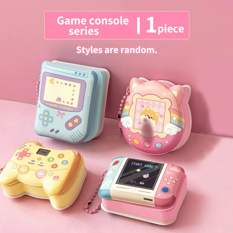 Cartoon Soft Silicone Cover Memo Pad Paper Sticky Notes Planner Sticker Dessert Game Series Notepad Office School Supplies 1Pcs