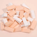 100Pcs/Set Triangle Dry Wet Use Makeup Sponge Face Foundation Concealer BB Cream Powder Blending Smearing Puff Cosmetic Tools
