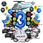 Police Party Plates Napkins Police Birthday Party Tableware Set Police Officer Car Party Decorations Favors Police Theme Party