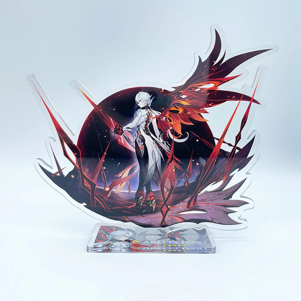 Odette Lohen Flins Durin Mavuika Columbina Xiao Arlecchino Acrylic Anime Model Furina Collect Desktop Decoration Keychains Gift