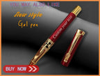Custom Gel Pen School Things Supply Stationery Store Metal Ballpoint Office Accessories Writing Beautiful Teacher Gift