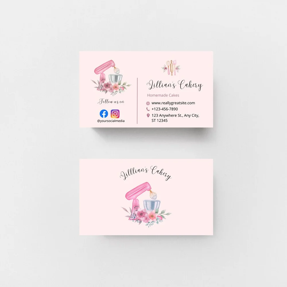 Custom Card Business Cards Thank You Personalized Logo Color Christmas Gift Greeting Postcards Wedding Invitations Double Side