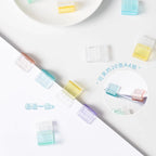 10PC Acrylic Push Clip Pusher Transparent Paper File Document Classification Clips Stationery Index Holder Clamp Office Sorting