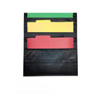Hanging Wall File Organizer Large 5 Pockets Storage Pocket Chart with 2 Hangers Folder Holder Document Organizer for Office