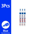 1/3/6/12Pcs Colorful Permanent Paint Marker Waterproof White Markers Tire Tread Rubber Fabric Paint Metal Paint Marker Pens