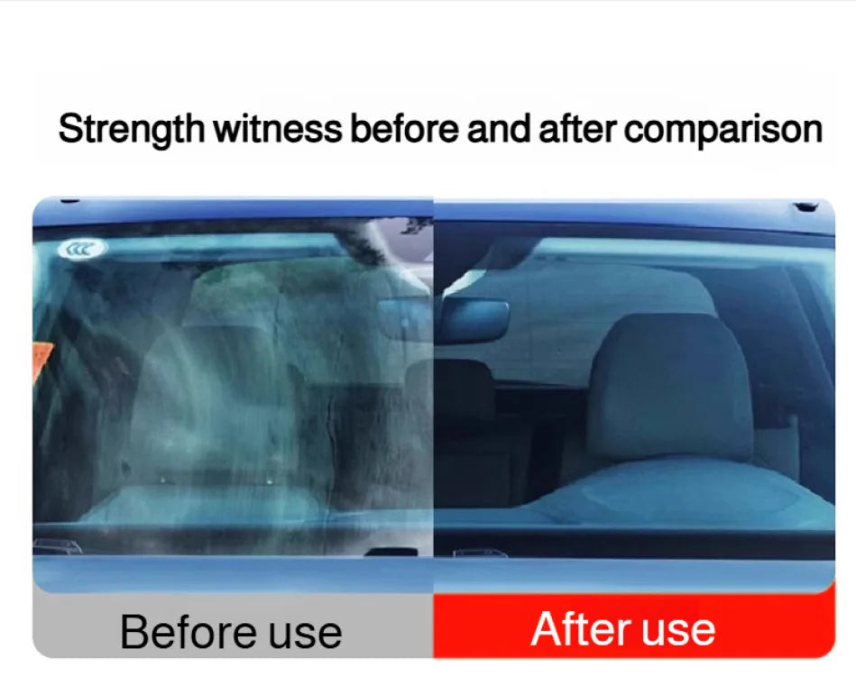 Auto Glass Polishing Liquid Light Scratch Cleaner High Gloss Film Remover Car Body Polish Spray for Windshield Shine Cleaner