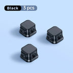 3/6/12PCS Portable Magnetic Cable Clips Cable Protector Desk Tidy Management Clips For Mouse Earphone Wire Organizer Cable Stand