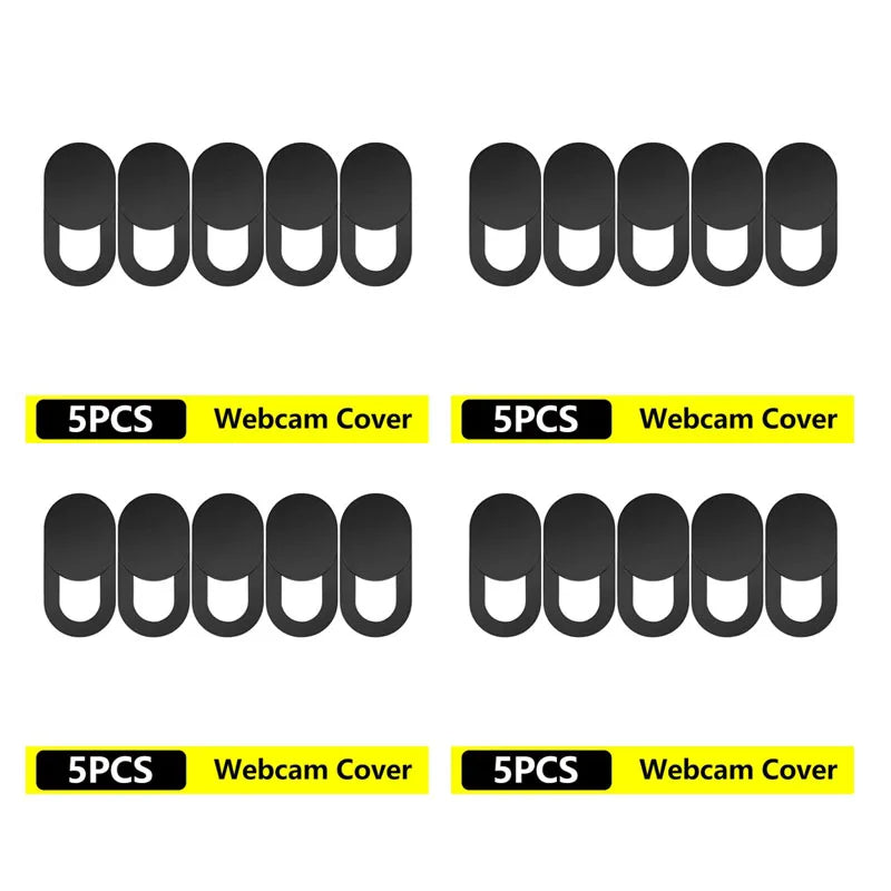 5/10/20pcs Universal Ultra-Thin Laptop Webcam Cover Shutter Antispy Camera Cover For Web Laptop Mobile Phone Lens Privacy Cover