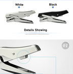 Deli 0329 Manual Plier Stapler Hand-Held Type 20 Sheets Capacity 80g Metal Effort-Saving Stapler for Office And School Supplies
