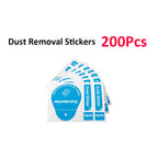 200Pcs Mobile Phone Screen Cleaning Wipes Wet Dry Alcohol Wipe Pack Clean Camera Lens Glass Optical Tablet Dust Removal Stickers