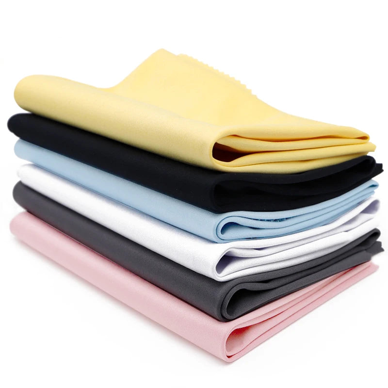 1pc Big Size 30x30cm Needle 1 220gsm Glasses Lens Microfiber Cleaning Cloth Eyeglasses Cleaner Wipe Colorful Grey White Black