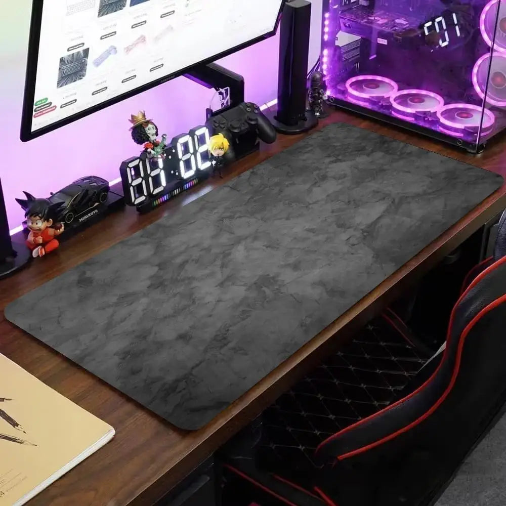 Grey series Mouse Pad Large Computer Office Game Table Mats XXL Rubber Anti-slip Gaming Keyboard Mousepads Long Desk Pads