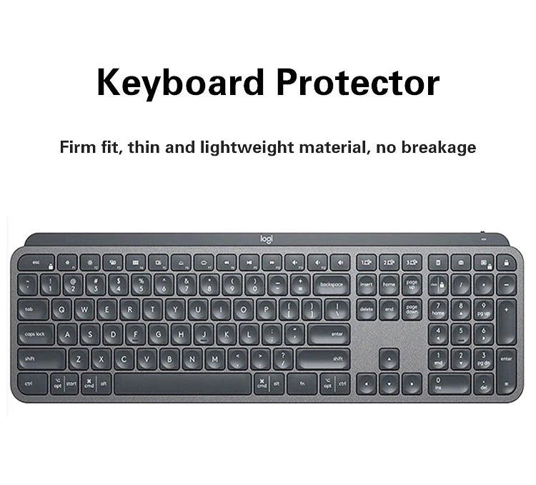Keyboard Cover For MX KEYS For Mac For Logitech For Logi Wireless Protective Protector Skin Clear Silicone Case Accessories