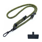 Phone Lanyard Adjustable 1 Cm Diameter Outdoor Universal Case Crossbody Shoulder Card Neck Cord Clip Hang Anti-lost Wrist Strap