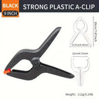 3/4/ 6/9 inch Plastic Nylon Adjustable Woodworking Clamps Wood Working Tools Spring Clip Carpentry Clamps Outillage Menuiserie