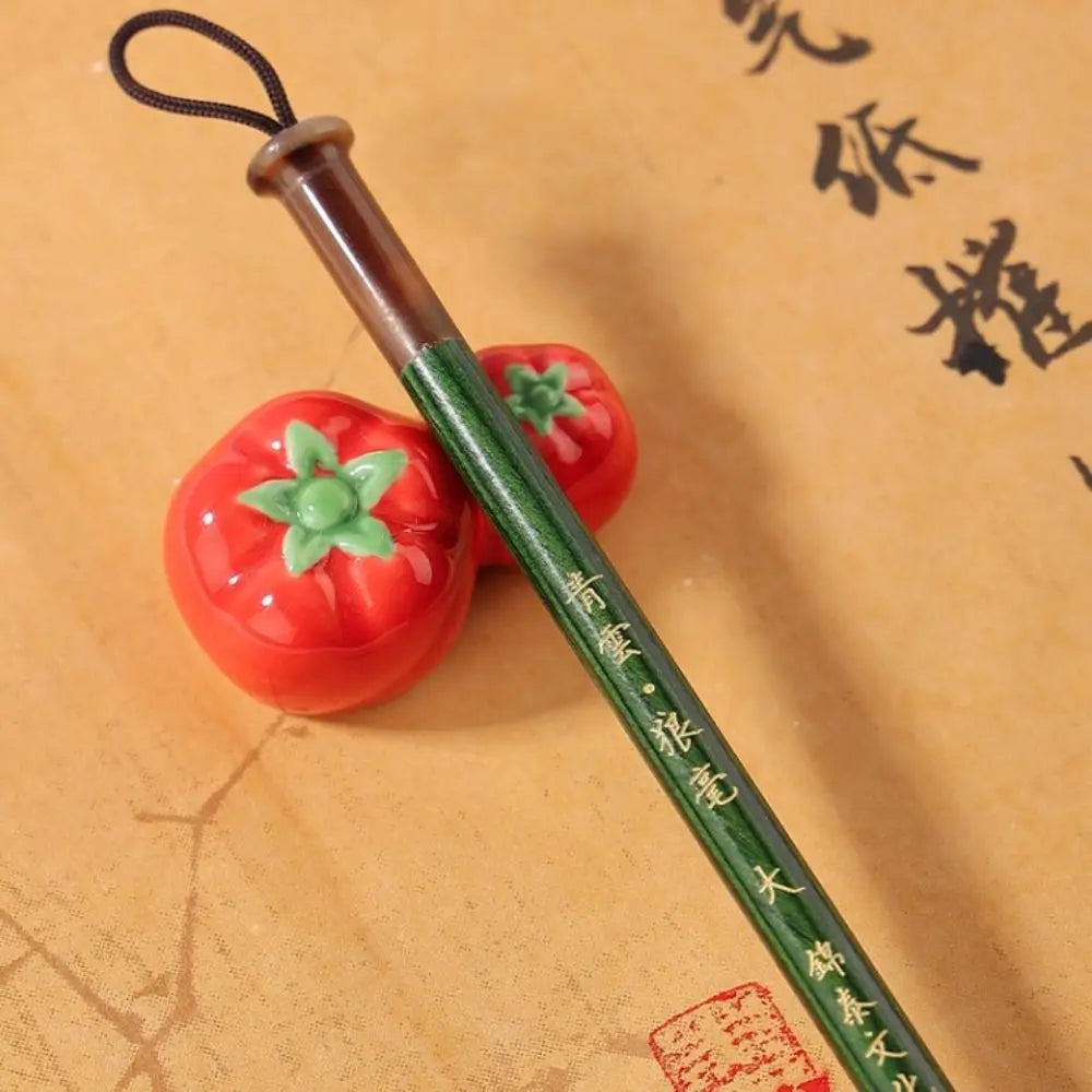 Traditional Chinese Calligraphy Brush Oil Painting Wolf Hair Scriptures Writing Brush Oil Watercolor Wood Art Paint Brush