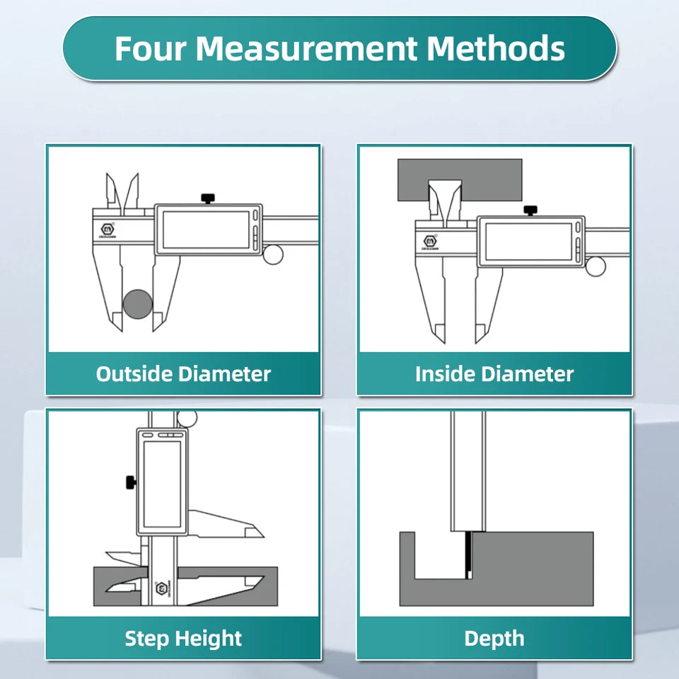 Metal Digital Display Calipers Verniers Calipers Quality Caliper Woodworking Measuring Instruments Tools Depth Calipers