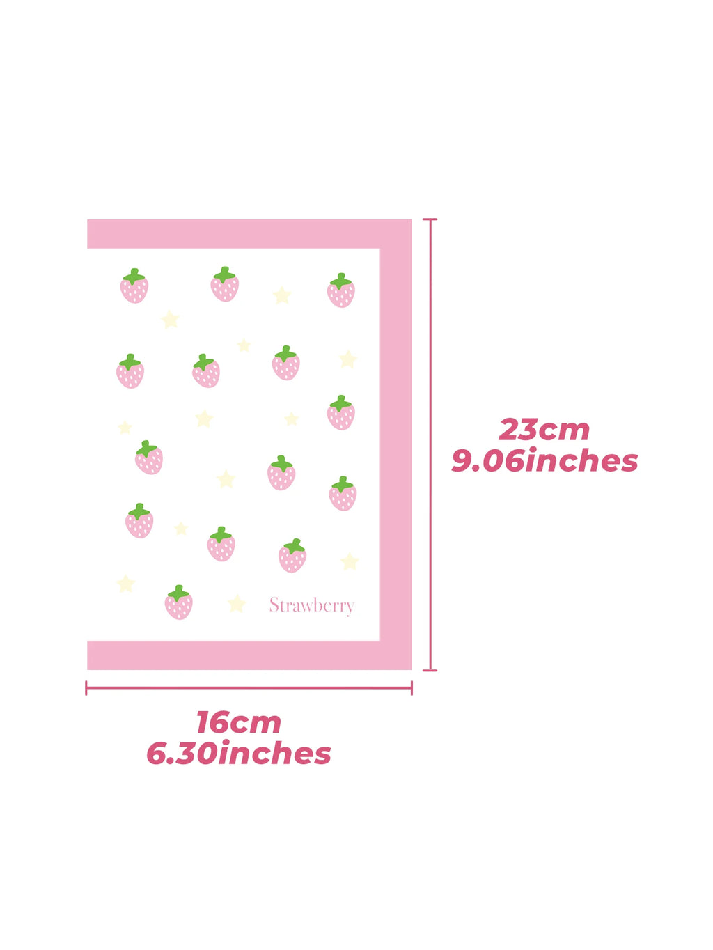 A5/A6 PP Twill Zipper Pouch Cute Stationery Storage Folder File Document Bag Zip File Folder School Office Supplies