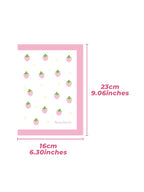 A5/A6 PP Twill Zipper Pouch Cute Stationery Storage Folder File Document Bag Zip File Folder School Office Supplies