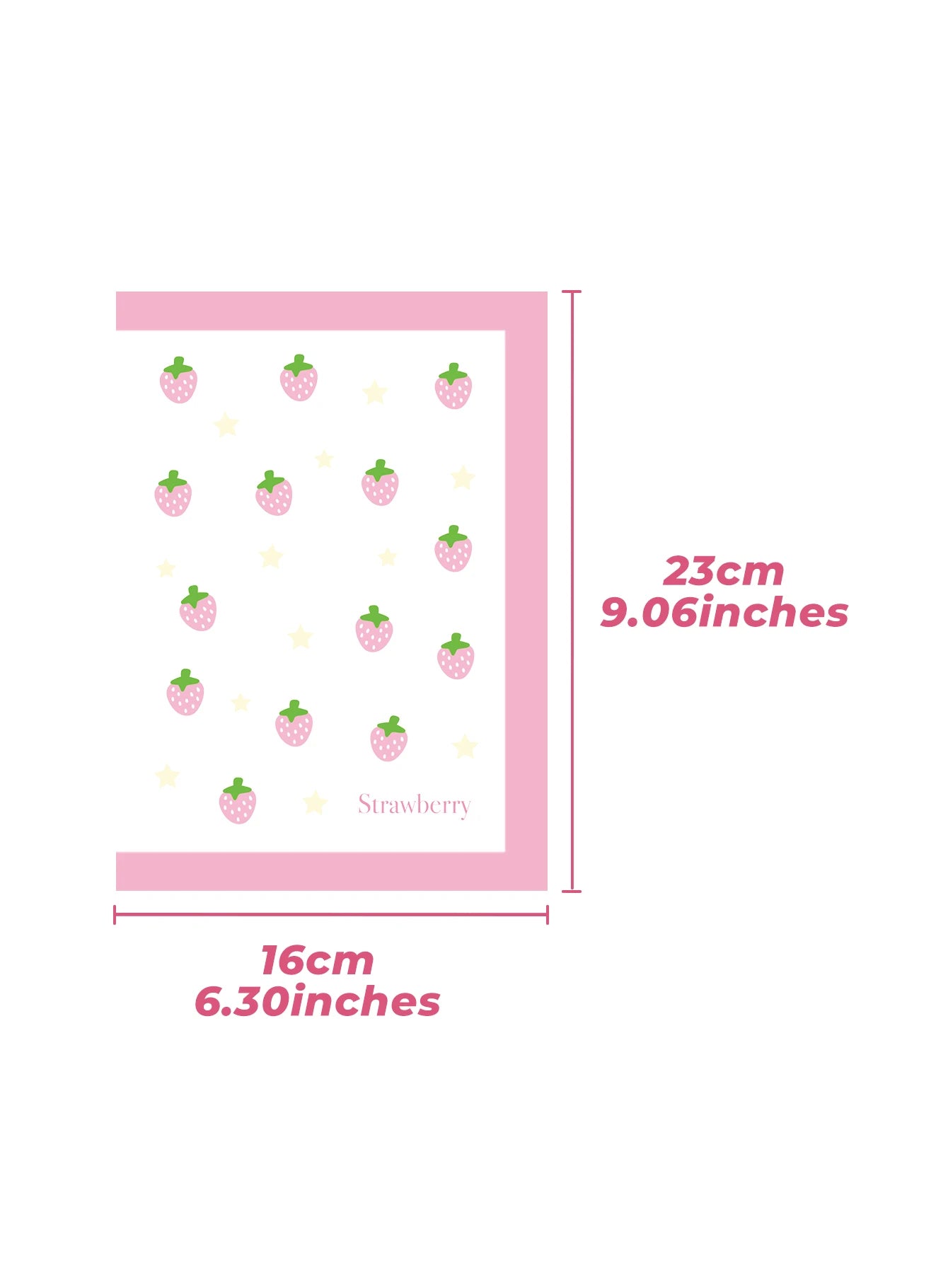A5/A6 PP Twill Zipper Pouch Cute Stationery Storage Folder File Document Bag Zip File Folder School Office Supplies