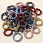 20Pcs Women Girls Simple Basic Elastic Hair Bands Ties Scrunchie Ponytail Holder Rubber Bands Fashion Headband Hair Accessories