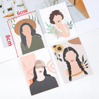 25pcs Earrings Necklace Packing Cards 6x8cm Jewelry Display Holders For DIY Ear Studs Necklace Chain Retail Price Tag Hang Label