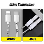 6pcs Data Cable Protectors, Charger Safety Clips, Anti-Bend And Bite-Resistant Charging Cable Covers