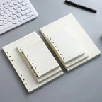 6-Hole A5 A6 A7 Notebook Refill 45 Sheets Lined Blank Dotted Grid Dowling Paper for Binder Journal Planner