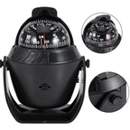 Navigation Pivoting High Precision LED Light Pivoting Compass Navigation Electronic Compass for Marine Boat Car