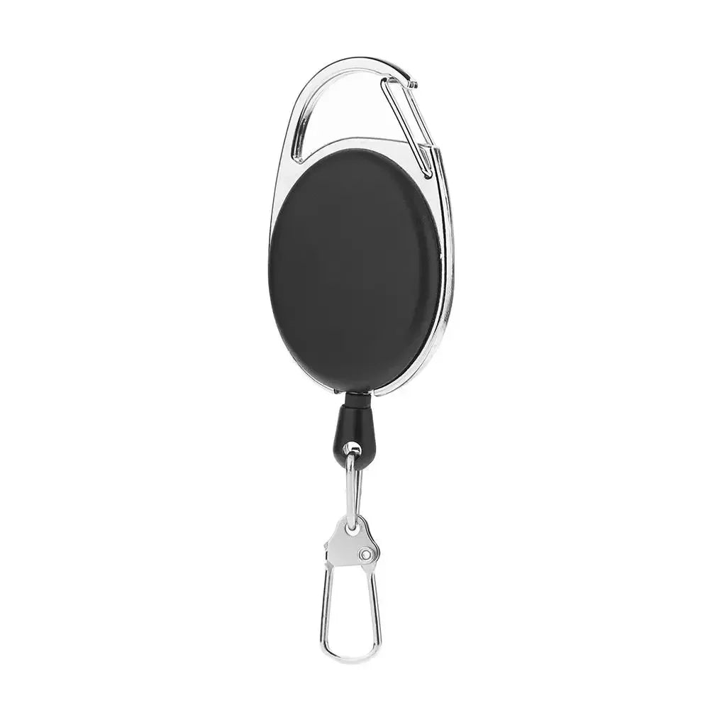 1/3/5/10Pcs Fly Fishing Key Ring Retractor Tool Retractable Keychain Reel Badge Holder Fishing Tackle