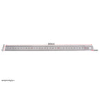Double Sided Metal Measuring Ruler Stainless Steel Straight Ruler Flexible for Sewing Stationery School Drawing