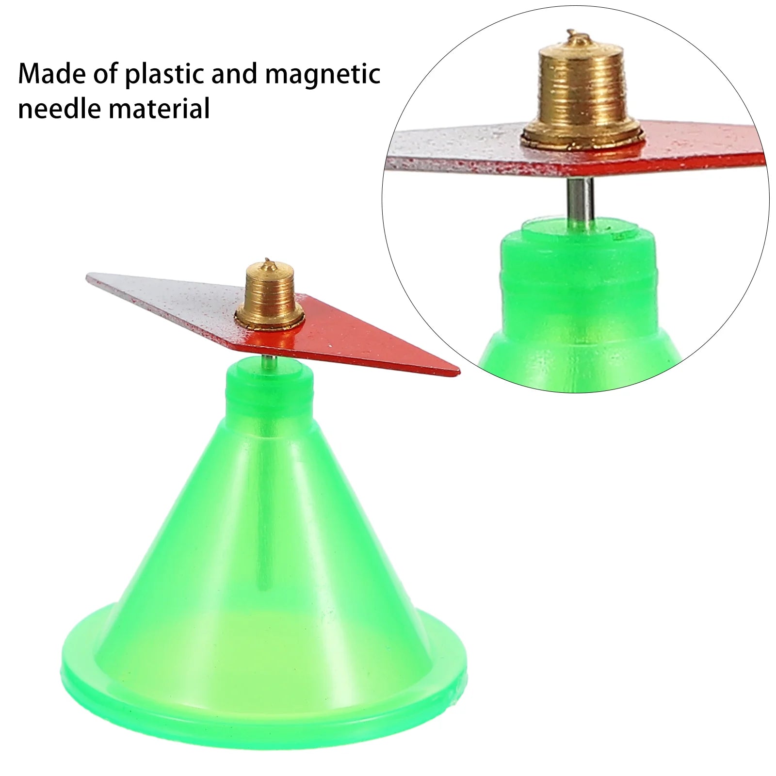 16 Pcs Plastic Small Magnetic Needle Mini Compass Field Teaching Instrument Educational Tool Direction Indicator For Laboratory
