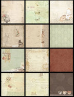 8cun Thick Background Paper Cardstock Paper DIY Scrapbook Holiday Greeting Card Handmade Ledger Scrapping Decoration Paper