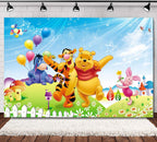 Winnie The Pooh Birthday Party Decoration Plates Napkins Table Cover Balloons Banner Baby Shower Serves 10 Guests Baby Shower