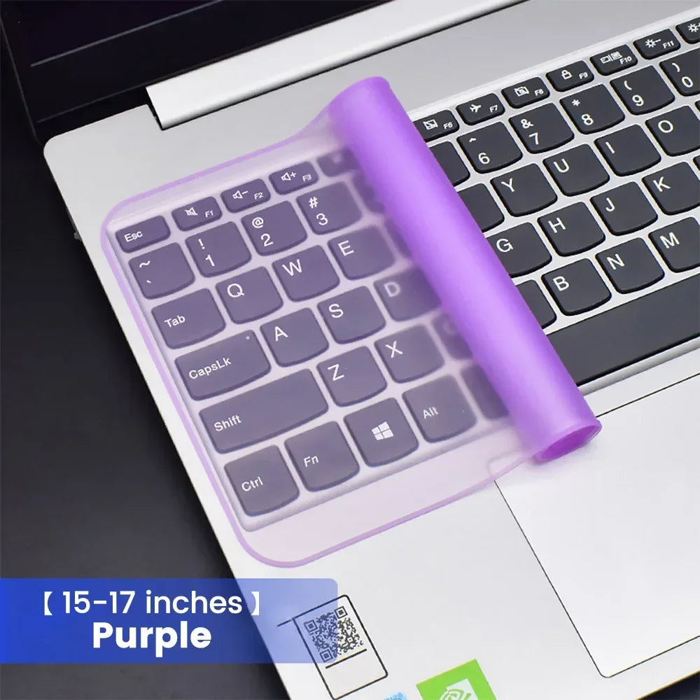 Universal Laptop Keyboard Cover Protector 12-17 inch Waterproof Dustproof Silicone Notebook Computer Keyboard Protective Film
