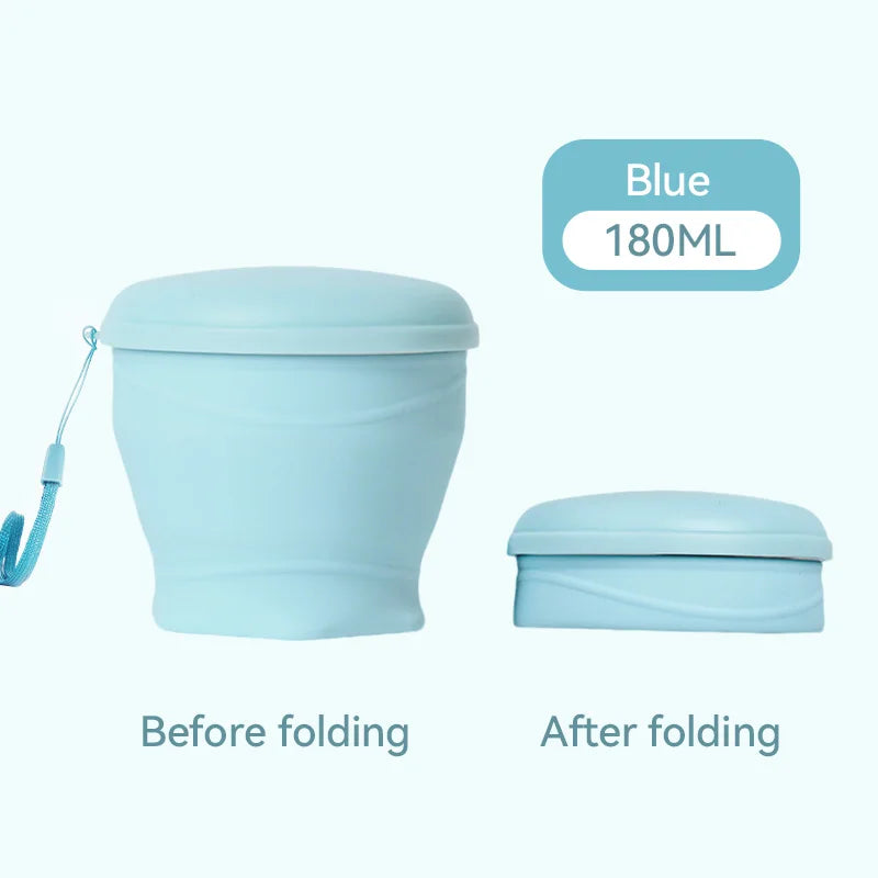 Collapsible Silicone Water Cup – Portable, Leak-Proof & BPA-Free for Travel, Hiking, Camping, Gym, Office